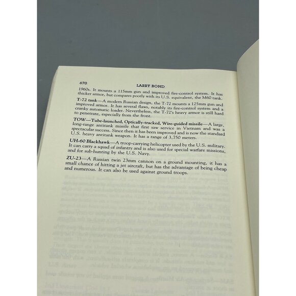 vortex a noval hardcover book by larry bond 1991 English worner publishing READ - Picture 4 of 7